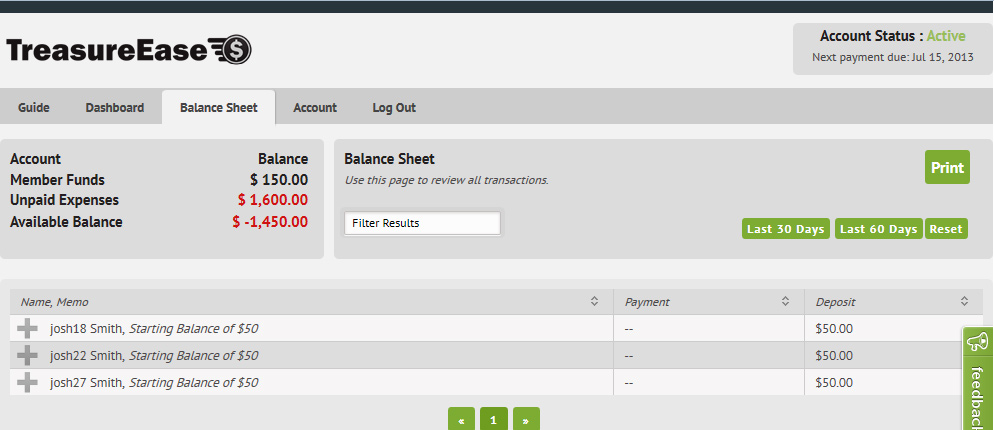 Balance Sheet